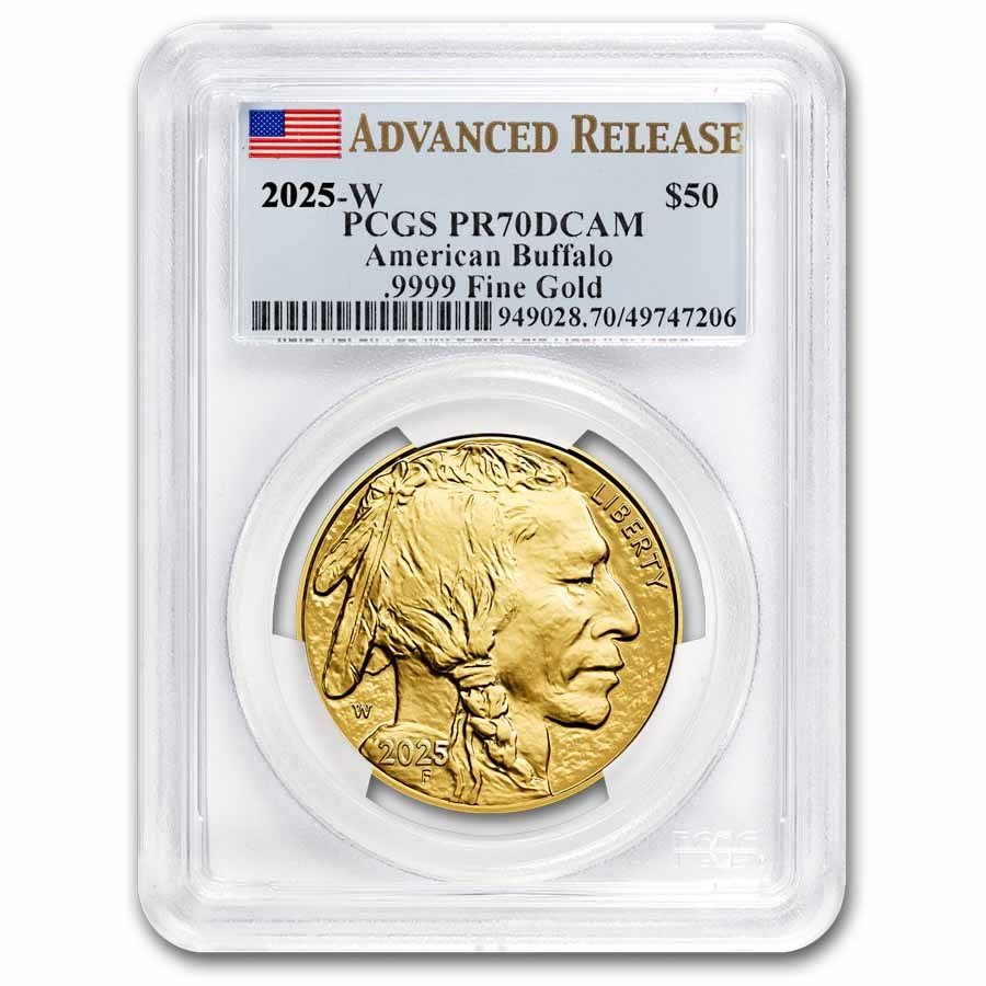 2025-W 1 oz Proof Gold Buffalo PR-70 PCGS (Advanced Release)